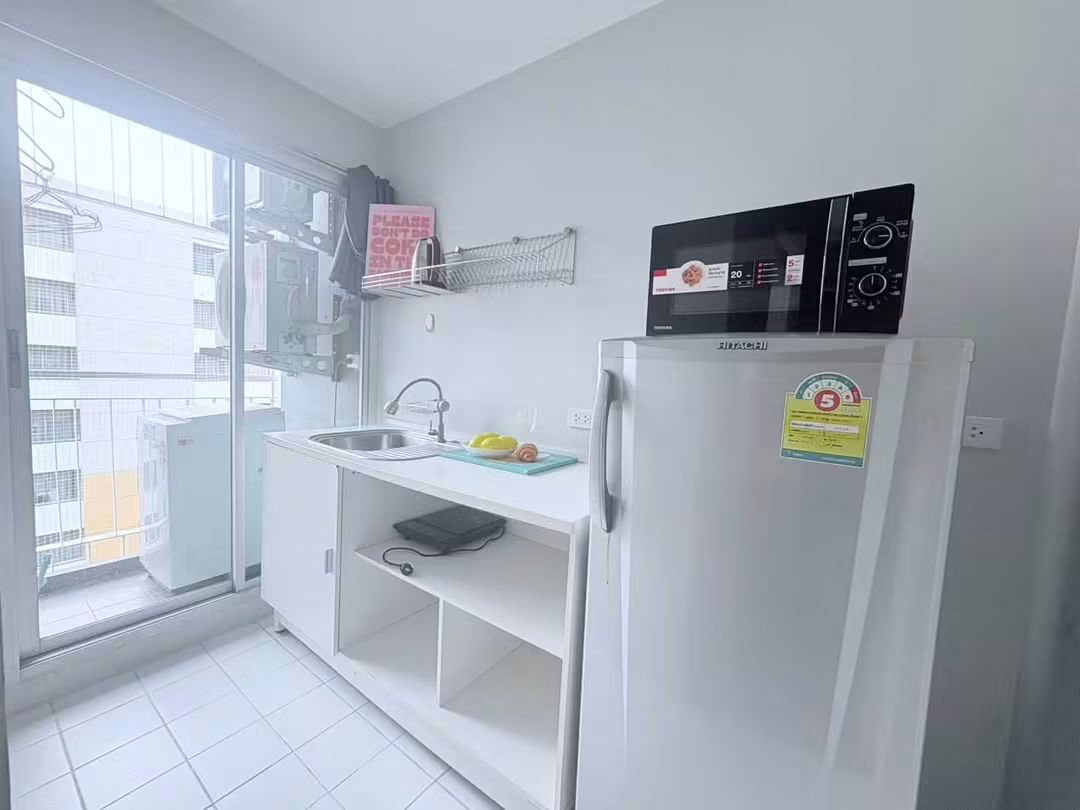 picture The Seed Ratchada–Huai Khwang | THB 13,000/Month | 29 sq.m. | 7th Floor | Fully Equipped - 3/8