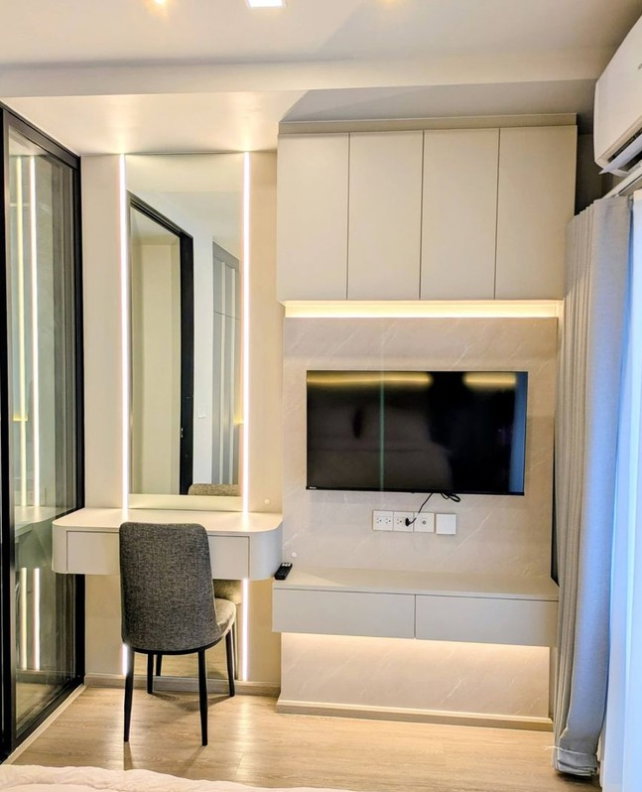 รูป Pet Friendly ตกแต่งสวยใกล้ MRT พหลโยธิน 230 ม. ห้าแยกลาดพร้าว Metris District Ladprao ชั้น 15 25 ตร.ม. 1 ห้องนอน  - รูปที่ 8/15