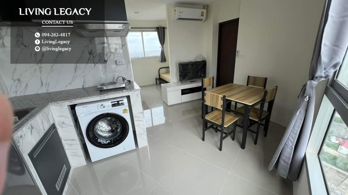 รูป SJFPD0 เช่าด่วน คอนโด Asakan Place Srinakarindra 42.7 ตร.ม. | ชั้น 35 | 2 ห้องนอน | 2 ห้องน้ำ 19,000 บาท/เดือน line id : @livinglegacy - รูปที่ 3/9