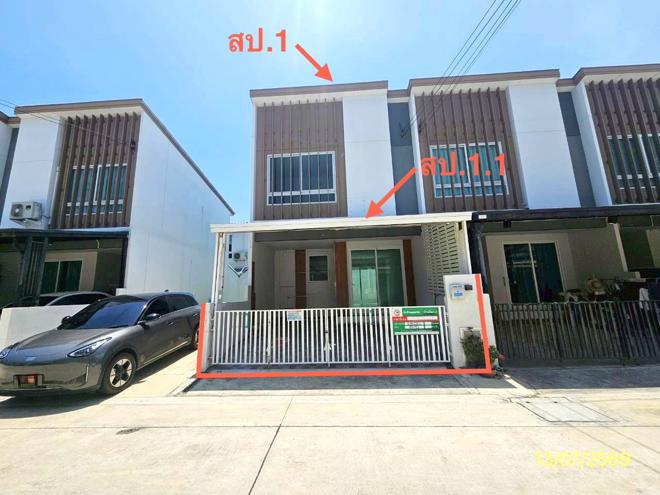 รูป ทาวน์เฮ้าส์ 18.5 ตร.วา อุ่น บางนา กม.26 บางบ่อ สมุทรปราการ 2M - รูปที่ 1/35