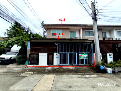 ทาวน์โฮม นนทบุรี : ทาวน์เฮ้าส์ 24.1 ตร.วา บ้านพฤกษา 38/3 (ชัยพฤกษ์-วงแหวน) ไทรน้อย นนทบุรี 1.3M