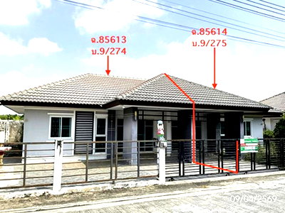 บ้านเดี่ยว ฉะเชิงเทรา : บ้านเดี่ยว 72 ตร.วา สิรารมย์ พาร์ค โสธร เมืองฉะเชิงเทรา ฉะเชิงเทรา 4.3M