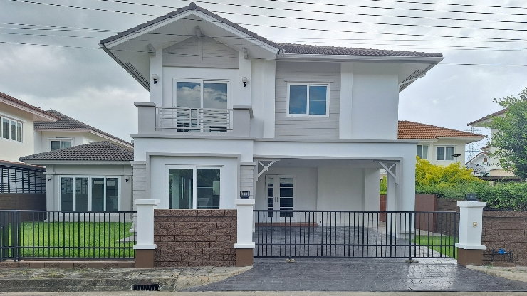 รูป ขายบ้านโครงการวรารมย์เจริญเมือง (เชียงใหม่-สันกำแพง) เนื้อที่ 81 ตร.ว 3 นอน 1 ห้องทำงาน 5 น้ำ 2 จอด ราคา 4.99 ล้านบาท (ฟรีค่าใช้จ่าย) - รูปที่ 3/38