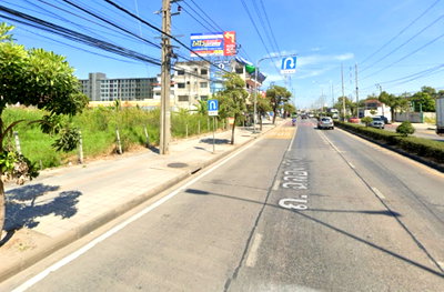 ขายที่ดิน : ขาย ที่ดิน ติดถนนฉลองกรุง 24 ไร่ 3 งาน 64 ตรว เหมาะทำโครงการจัดสรร