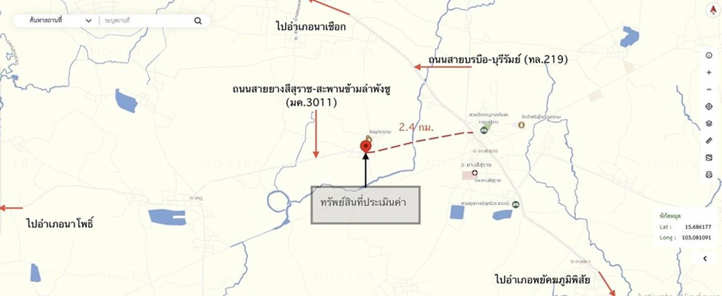 รูป บ้านเดี่ยว 103 ตร.วา ยางสีสุราช มหาสารคาม 980,000 - รูปที่ 41/41