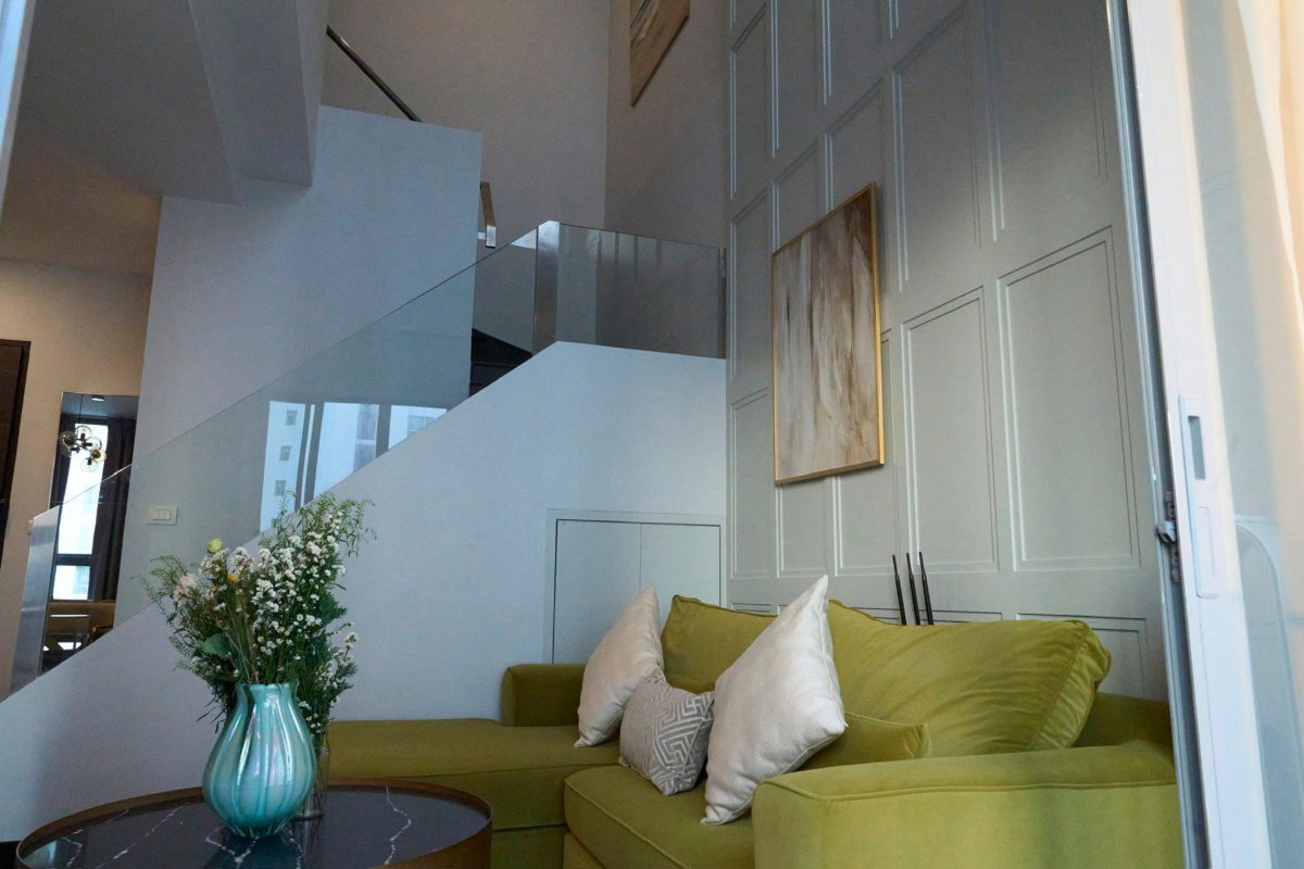 รูป ขาย ไอดีโอ คิว พญาไท ติด BTS ห้องDuplex 61 ตรม. - รูปที่ 2/12