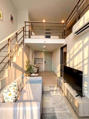 Condos for rent : 🎊 For Rent Condo COBE KASET - SRIPATUM Building 1, Floor 6,Duplex, Room size 26 sqm
