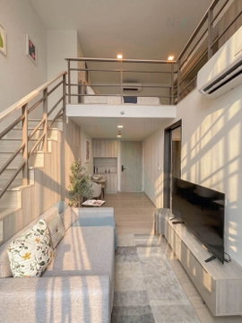 🎊 For Rent Condo COBE KASET - SRIPATUM Building 1, Floor 6,Duplex, Room size 26 sqm