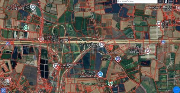 รูป ที่ดิน 2-3-26 ไร่ ติดทางพิเศษ อ.บางใหญ่-กาญจนบุรี M81 - รูปที่ 3/10