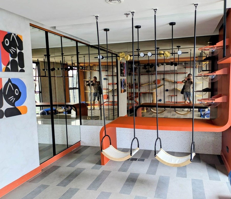 รูป Pet Friendly ตกแต่งสวยใกล้ MRT พหลโยธิน 230 ม. ห้าแยกลาดพร้าว Metris District Ladprao ชั้น 15 25 ตร.ม. 1 ห้องนอน  - รูปที่ 14/15