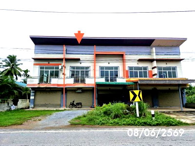 ขายอาคารพาณิชย์ : อาคารพาณิชย์ 29.8 ตร.วา ทุ่งสง นครศรีธรรมราช 1.5M