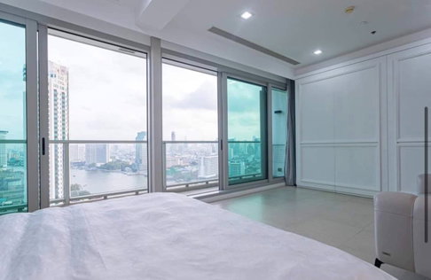 MN019553 | 2 ห้องนอน | 3 ห้องน้ำ | BTS Saphan Taksin | 110 ตร.ม. | 85,000 บาท/เดือน | ชั้น 25 — The Riverhouse Condo กรุงเทพฯ