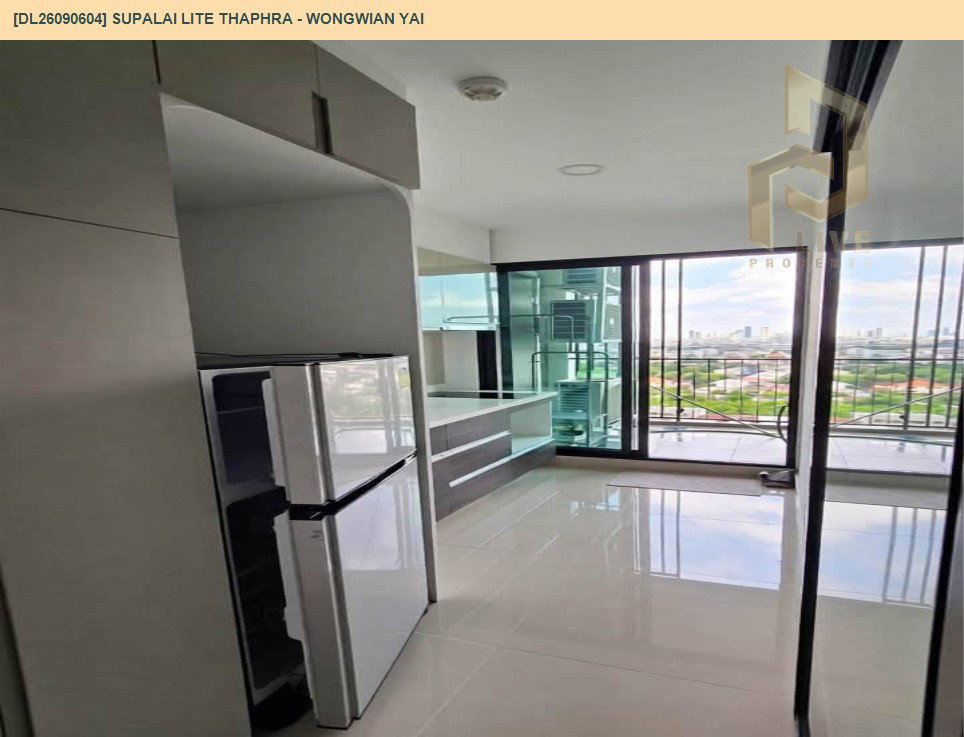 รูป DL26090604 ให้เช่าคอนโด ศุภาลัย ไลท์ ท่าพระ - วงเวียนใหญ่ (Supalai Lite Thaphra - Wongwian Yai) ใกล้ MRT ท่าพระ พร้อมเข้าอยู่ โทรด่วน 0653619502 LineID @952jdxxk - รูปที่ 11/12