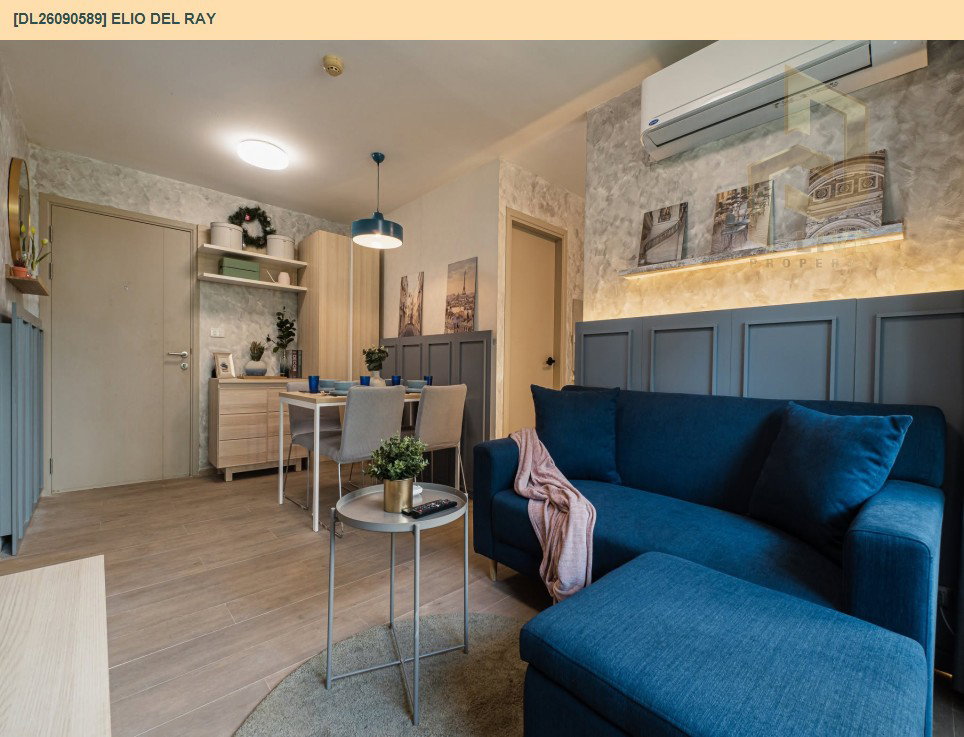 รูป DL26090589 ให้เช่าคอนโด เอลลิโอ เดลเรย์ (Elio Del Ray) ใกล้ BTS ปุณณวิถี พร้อมเข้าอยู่ โทรด่วน 0614453194 LineID @952jdxxk - รูปที่ 15/24