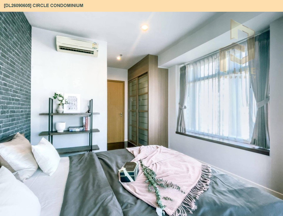 รูป DL26090605 ให้เช่าคอนโด เซอร์เคิล คอนโดมิเนียม (Circle Condominium) ใกล้ MRT เพชรบุรี พร้อมเข้าอยู่ โทรด่วน 0653619502 LineID @952jdxxk - รูปที่ 4/5