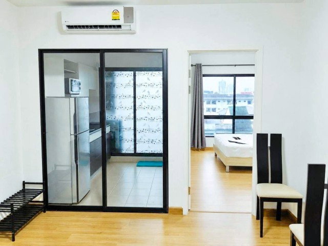 รูป BTSแบริ่ง 360ม. 41 ตร.ม. คอนโดศุภาลัย ซิตี้ รีสอร์ท สุขุมวิท 105 1 นอน 1 น้ำ ใกล้ห้องขนาด  ชั้น 6 อาคาร B วิวสระว่ายน้ำ เฟอร์นิเจอร์ครบ  - รูปที่ 4/8