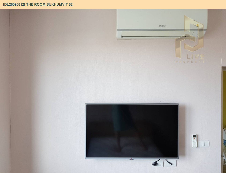 รูป DL26090612 ให้เช่าคอนโด เดอะ รูม สุขุมวิท 62 (The Room Sukhumvit 62) ใกล้ BTS ปุณณวิถี พร้อมเข้าอยู่ โทรด่วน 0614453194 LineID @952jdxxk - รูปที่ 3/11