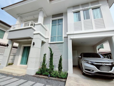 ให้เช่าบ้านเดี่ยว 2 ชั้น พฤกษาวิลเลจ เดอะซีซั่น ร่มเกล้า - ลาดกระบัง 3 ห้องนอน 2 ห้องน้ำ
