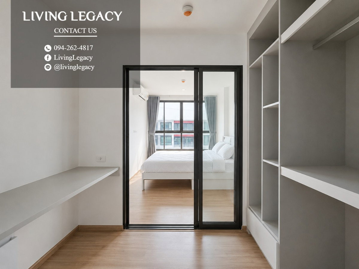รูป TLLNB9 เช่าด่วน คอนโด Niche Mono Rama 9 | 55 ตร.ม. ชั้น 2 | 2 นอน 2 น้ำ พร้อมเฟอร์นิเจอร์ครบ - รูปที่ 6/9