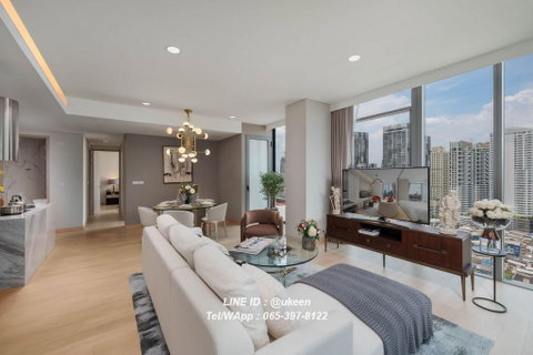 UK12-RC0008 For Sale: Wyndham Residences, 127 sq.m., 3 bedrooms, 3 bathrooms. Selling price: 35,490,000 Baht.