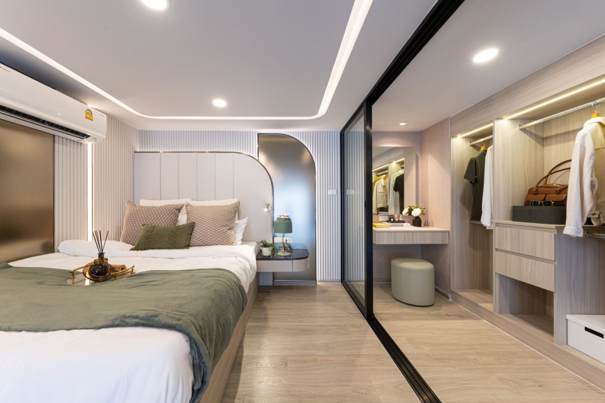 รูป ขายดาวน์เท่าทุน 414,800.- เลี้ยงสัตว์ได้ ชั้น 21 วิวสวย ห้อง Duo 28 ตร.ม.+Smart Closet - รูปที่ 12/32