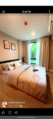 Condos for rent : AA38160 | 1Bed | 1Bath | BTS Sai Yud | 30sqm | THB 13,000/mo | Fl.1 — Metroluxe Riverfront Bangkok
