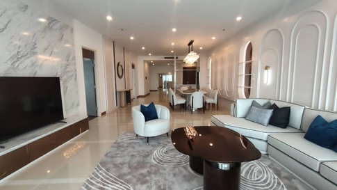 AA679150 | 4Bed | 5Bath | BTS Chong Nonsi | 355sqm | THB 300,000/mo | Fl.43 — Supalai Prima Riva Penthouse Rama 3