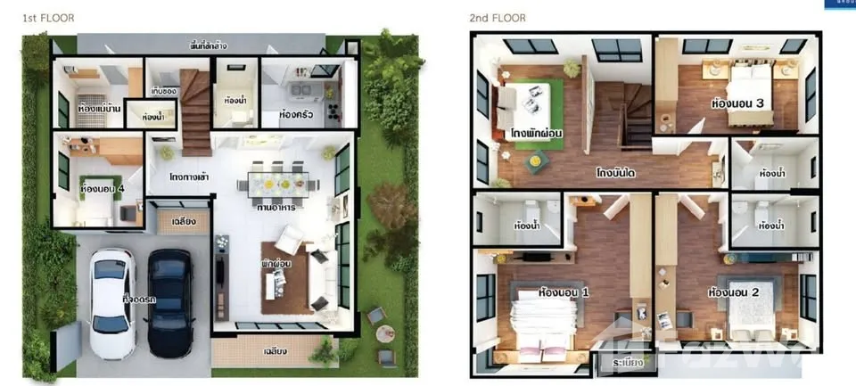 รูป บ้านเดี่ยวให้เช่า 4 ห้องนอน ในโครงการ บ้านลุมพินี สวนหลวง ร.9 6798671 - รูปที่ 28/32