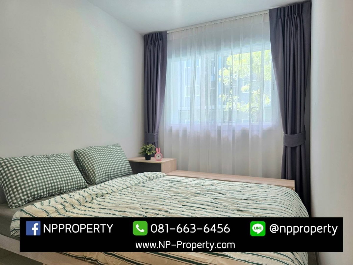 รูป 🏡🌿 ชั้น 1 วิวสวนแบบนี้มีไม่กี่ห้อง! ระเบียงกว้าง ห้องใหญ่ 28 ตร.ม. 😍✨  💰 เช่าเพียง 8,000 บาท/เดือน - รูปที่ 5/19