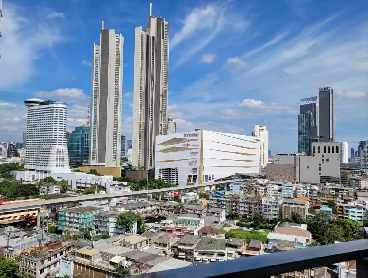 รูป ขาย คอนโด ศุภาลัย พรีเมียร์ เจริญนคร (Supalai Premier Charoen Nakhon) ห้อง 34.29 ตรม. วิว ICONSIAM ติด BTS สายสีทอง สถานีคลองสาน  - รูปที่ 8/17