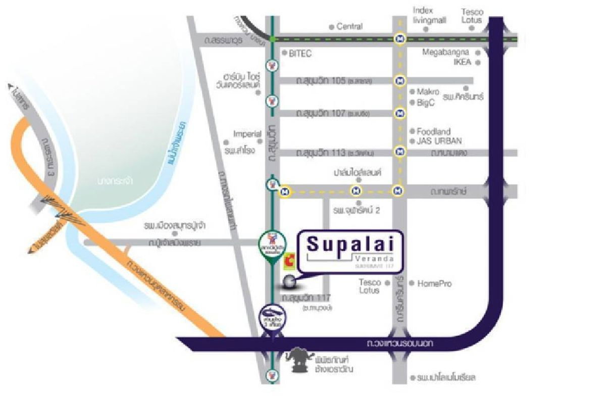 picture 💥ST-7359💥Supalai Veranda Sukhumvit 117👉Line : @rentbkk - 9/16