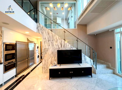 คอนโดให้เช่า : 🔥🔥 Best deal เลี้ยงสัตว์ได้ 🐶  80,000.-/เดือน ให้เช่า Maestro 01 Sathorn Yenakart Duplex 3 ห้องนอน 3 ห้องน้ำ 138.20 ตร.ม. ใกล้ MRT ลุมพินี