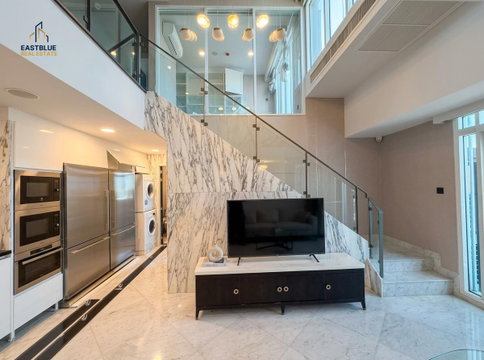 🔥🔥 Best Deal 80K Pet friendly🐶 Maestro 01 Sathorn Yenakart for Rent | Duplex 3 Bed 3 Bath | 138.20 Sq.m.| Fully Furnished | Near MRT Lumpini
