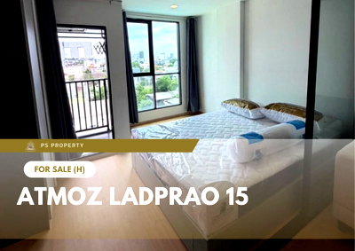 ขายคอนโด : ขายด่วน 📍 Atmoz Ladprao 15 📍 ห้องสวย สภาพดี พร้อมเข้าอยู่ เฟอร์นิเจอร์และเครื่องใช้ไฟฟ้าครบ