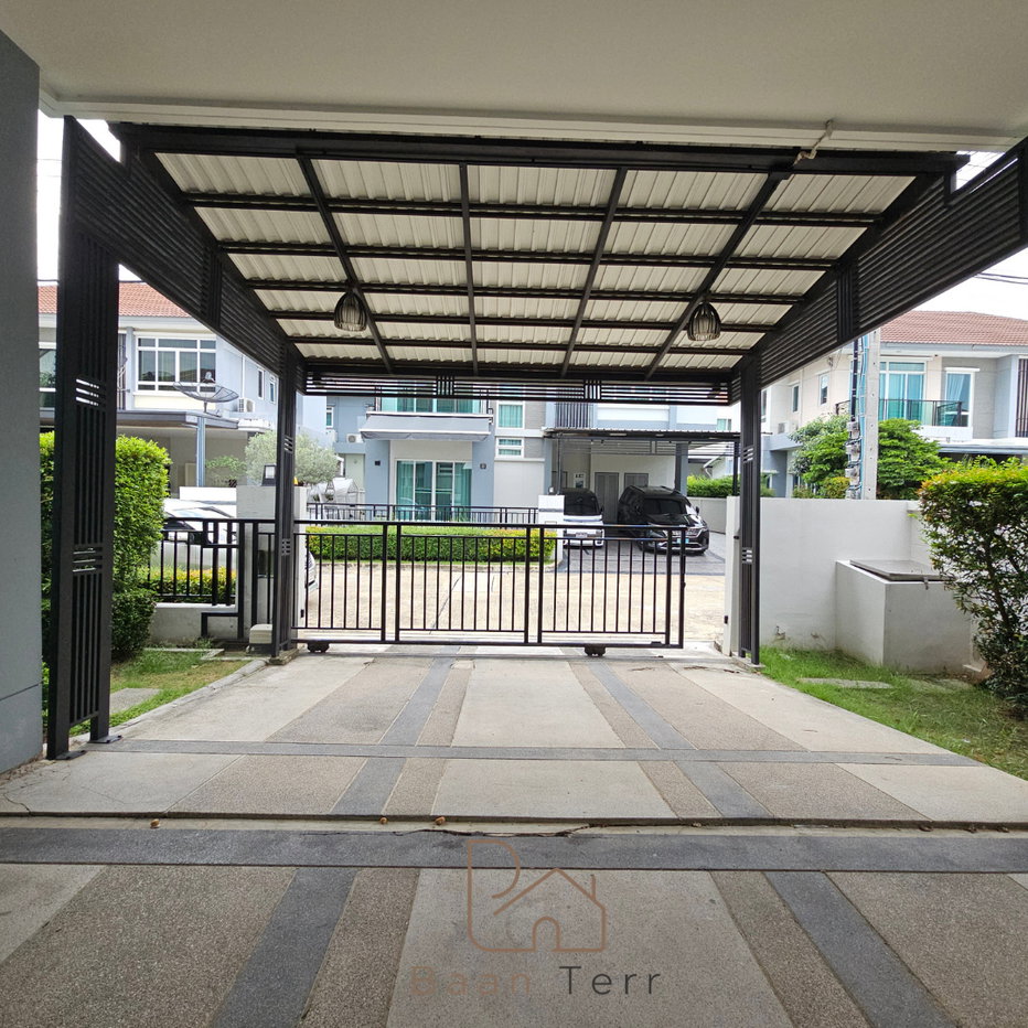รูป [ขายบ้านเดี่ยวหรู] Bangkok Boulevard พระราม 9-ศรีนครินทร์ 56 ตร.ว. 4 นอน 4 น้ำ 2 จอด ต่อเติมหลังคา ทำเคาท์เตอร์ครัว ทำเลดีพร้อมอยู่ - รูปที่ 13/14