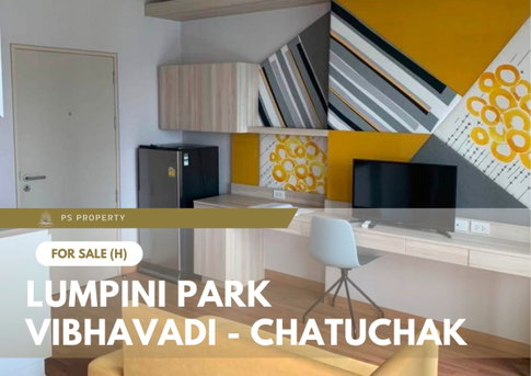Urgent Sale 🔥 Lumpini Park Vibhavadi - Chatuchak 🔥 Corner unit, pool view, fully furnished and equipped with appliances.