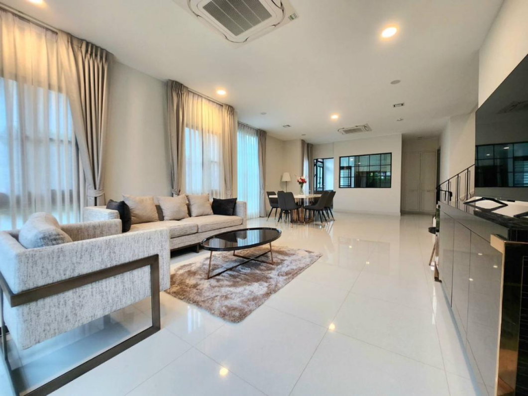 รูป 🏡 ให้เช่าบ้านเดี่ยวสุดหรู นันทวัน พระราม 9 – กรุงเทพกรีฑาตัดใหม่ บ้านหัวมุม หน้าบ้านมีน้ำพุ หลังบ้านไม่ติดใคร - รูปที่ 17/20