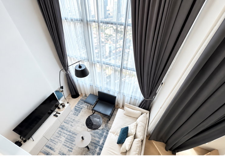 รูป KnightsBridge Prime Sathorn Duplex 1 ห้องนอน  38 ตร.ม.  ชั้น 42 วิวมหานคร - รูปที่ 3/6