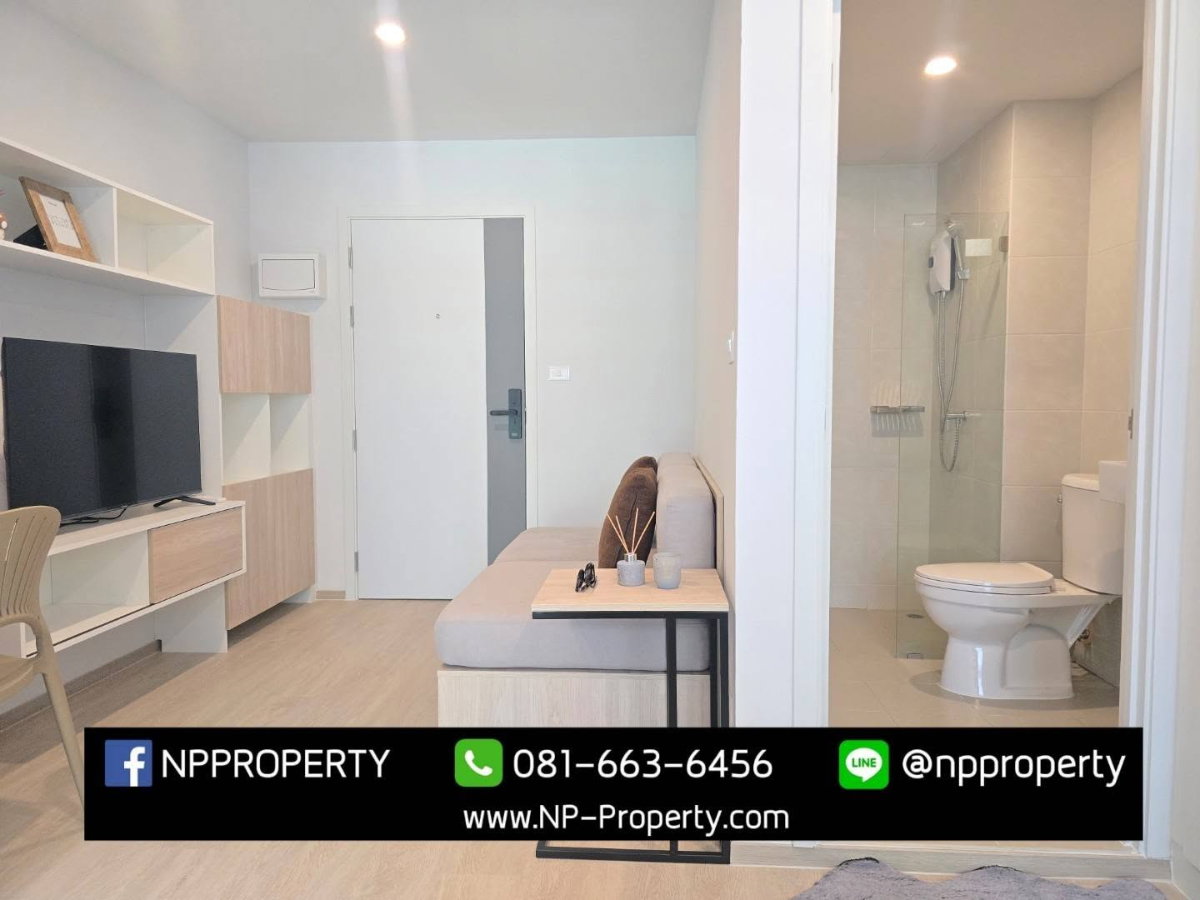 รูป 🏡🌿 ชั้น 1 วิวสวนแบบนี้มีไม่กี่ห้อง! ระเบียงกว้าง ห้องใหญ่ 28 ตร.ม. 😍✨  💰 เช่าเพียง 8,000 บาท/เดือน - รูปที่ 6/19