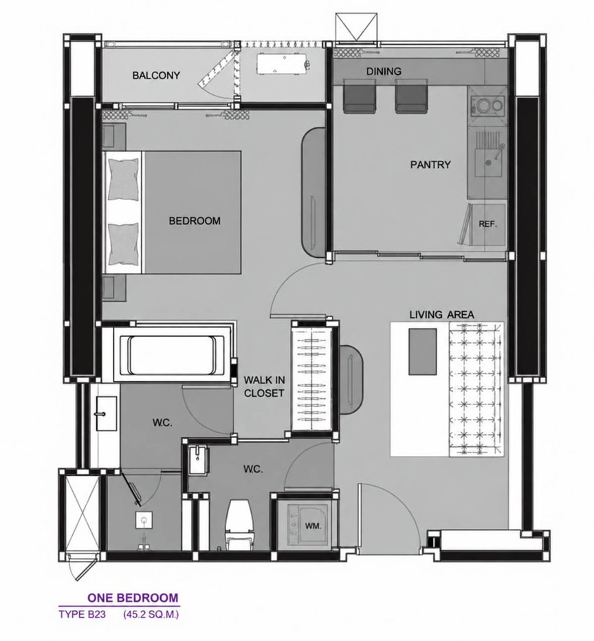 picture 1-BR Condo at Rhythm Sukhumvit 44/1 near BTS Phra Khanong (ID 3331428) - 6/6