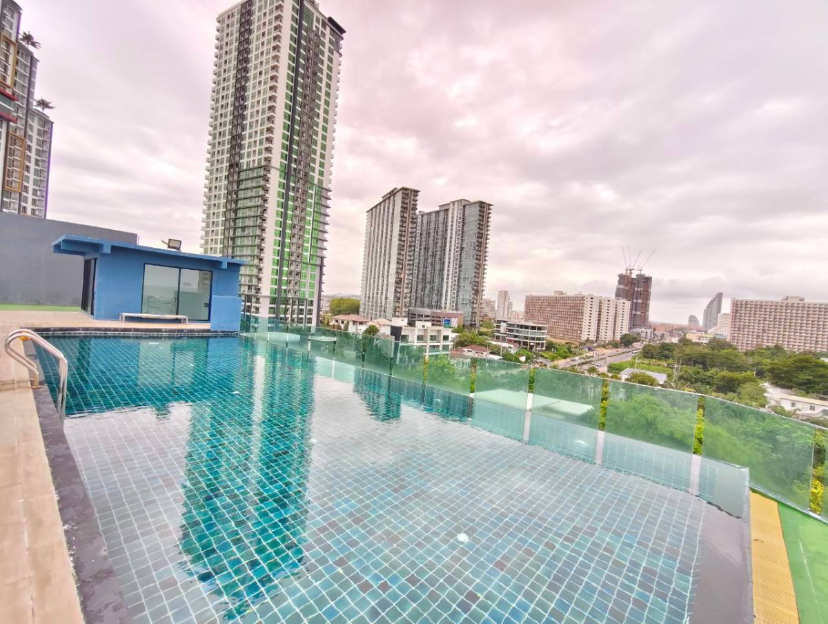 รูป คอนโดให้เช่า Acqua จอมเทียน วิวสระ พร้อมเฟอร์นิเจอร์ ใกล้หาด 13,000 บาท/เดือน - รูปที่ 16/21