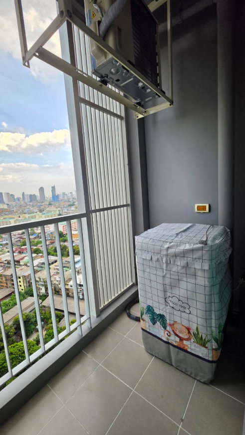 รูป ให้เช่าคอนโดติด skywalk BTS ตลาดพลู เดินทางสะดวกปลอดภัยใกล้คมนาคมสาธารณะ ใกล้ห้าง  มี tops หน้าคอนโด 24 ชม.เฟอร์ครบ พร้อมเข้าอยู่ - รูปที่ 4/11