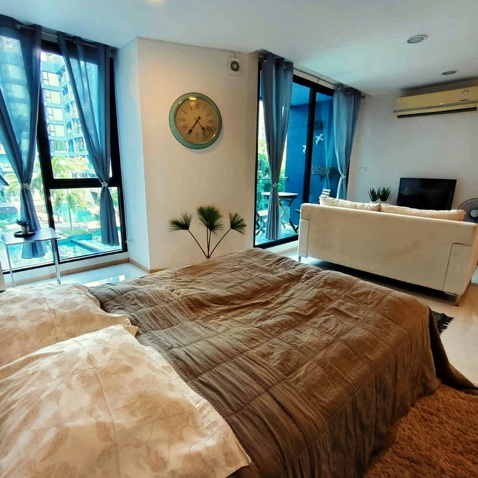 รูป คอนโดให้เช่า Acqua จอมเทียน วิวสระ พร้อมเฟอร์นิเจอร์ ใกล้หาด 13,000 บาท/เดือน - รูปที่ 8/21