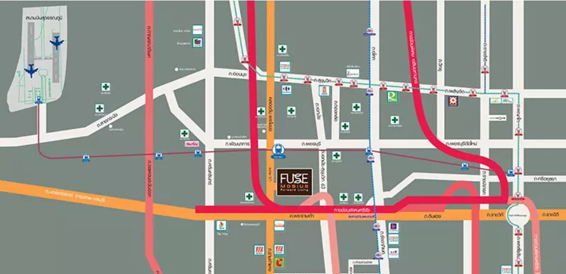 รูป ขาย/For SALE ฟิวส์ โมเบียส รามคำแหง 3/1 (Fuse Mobius Ramkhamhaeng) ตึก B ชั้น 21  - รูปที่ 28/30