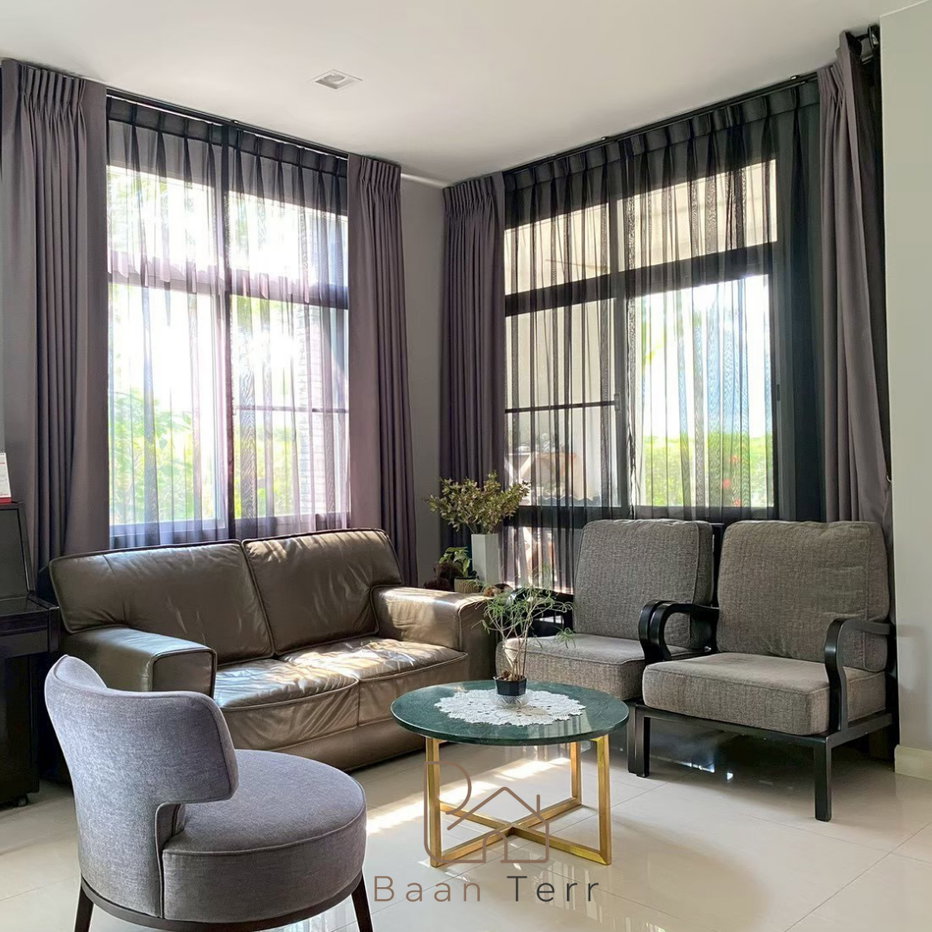 รูป [ขายบ้านเดี่ยวหลังใหญ่ แปลงมุม] มัณฑณา ศรีนครินทร์-ร่มเกล้า 92.4 ตร.ว. 4 นอน 5 น้ำ มีห้องแม่บ้านแยก มีพื้นที่สวนข้างบ้านกว้าง ทำเลดีพร้อมอยู่ - รูปที่ 9/14