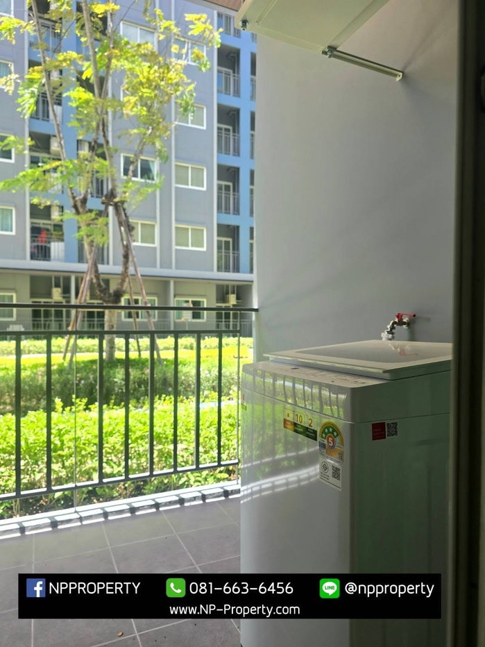 รูป 🏡🌿 ชั้น 1 วิวสวนแบบนี้มีไม่กี่ห้อง! ระเบียงกว้าง ห้องใหญ่ 28 ตร.ม. 😍✨  💰 เช่าเพียง 8,000 บาท/เดือน - รูปที่ 18/19