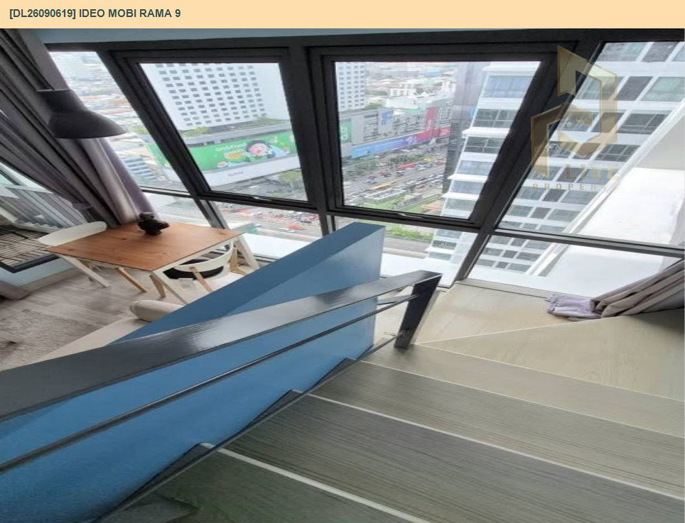 รูป DL26090619 ให้เช่าคอนโด ไอดีโอ โมบิ พระราม 9 (IDEO Mobi Rama 9) ใกล้ MRT พระราม9 พร้อมเข้าอยู่ โทรด่วน 0638692663 LineID @952jdxxk - รูปที่ 8/11