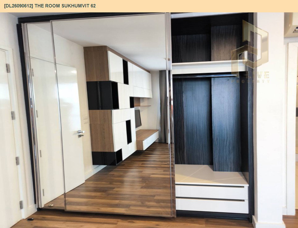 รูป DL26090612 ให้เช่าคอนโด เดอะ รูม สุขุมวิท 62 (The Room Sukhumvit 62) ใกล้ BTS ปุณณวิถี พร้อมเข้าอยู่ โทรด่วน 0614453194 LineID @952jdxxk - รูปที่ 6/11