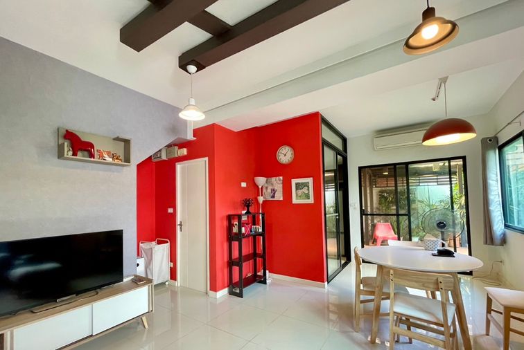 3-bed townhouse for sale, 120 sqm, 40 sq wah, The Terrace Ramintra 65
