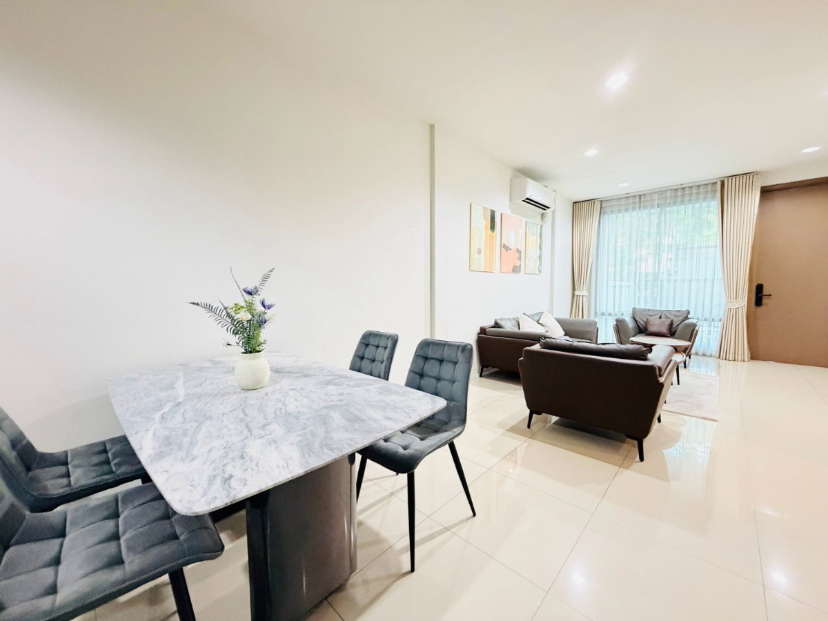 รูป 🏡 ให้เช่า Townhome 3 ชั้น NUE Connex House Don Mueang 4 ห้องนอน 4 ห้องน้ำ บ้านทำเลดี โซนหน้า Clubhouse - รูปที่ 4/13
